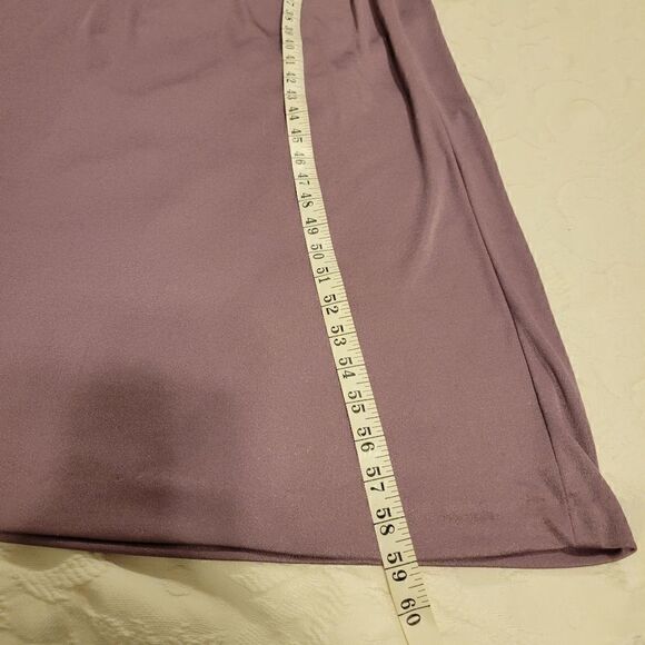 Vintage 1970s Purple Dress 6 8 - Picture 8 of 9